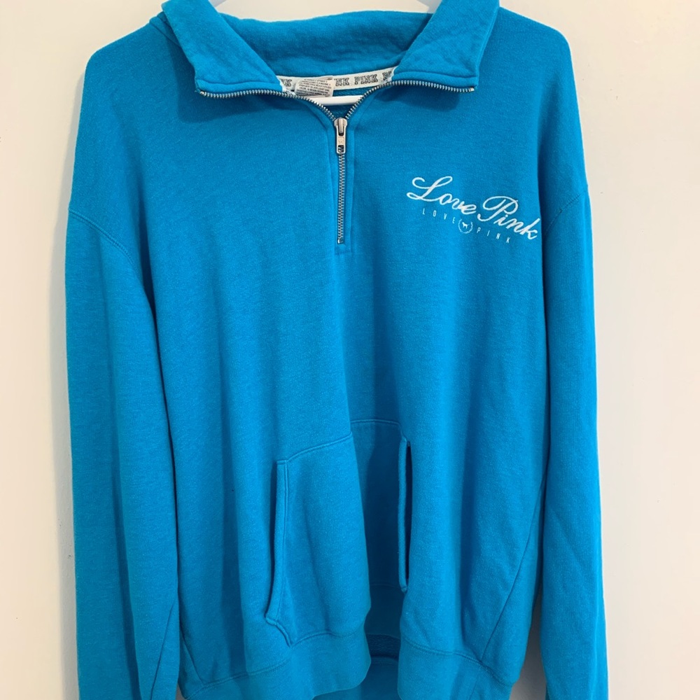 Victoria’s Secret pink half zip